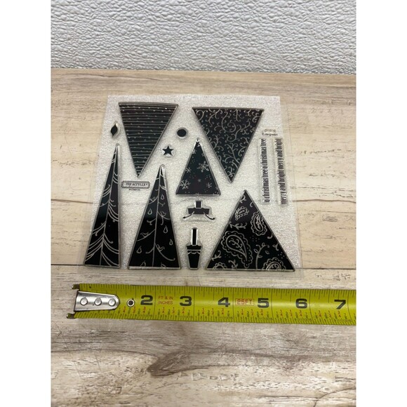 Close To My Heart D1315 Evergreen Acrilic Stamp Set New - Picture 4 of 5